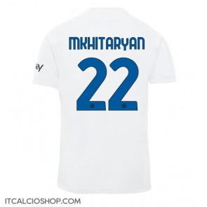 Inter Milan Henrikh Mkhitaryan #22 Seconda Maglia 2023-24 Manica Corta